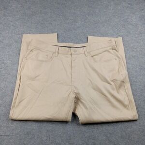 Brooks Brothers Pants Mens 38x30 Beige Stretch 5 Pocket Casual Khaki Chino